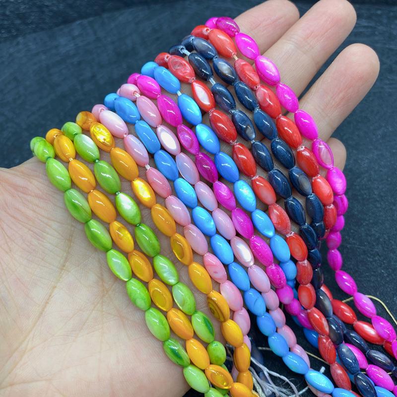 

Other Wholesale Natural Freshwater Shell Beads Colorful Rice For Jewelry Making DIY Bracelet Necklace Accessories