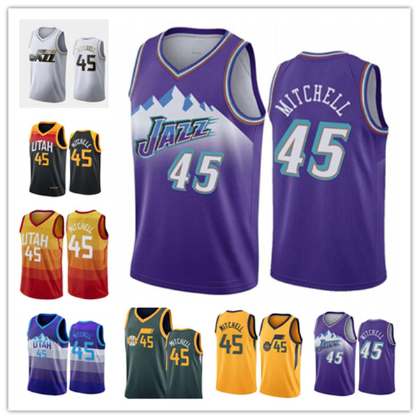 

basketball Jerseys Donovan Mitchel embroider jerseys., Black;red
