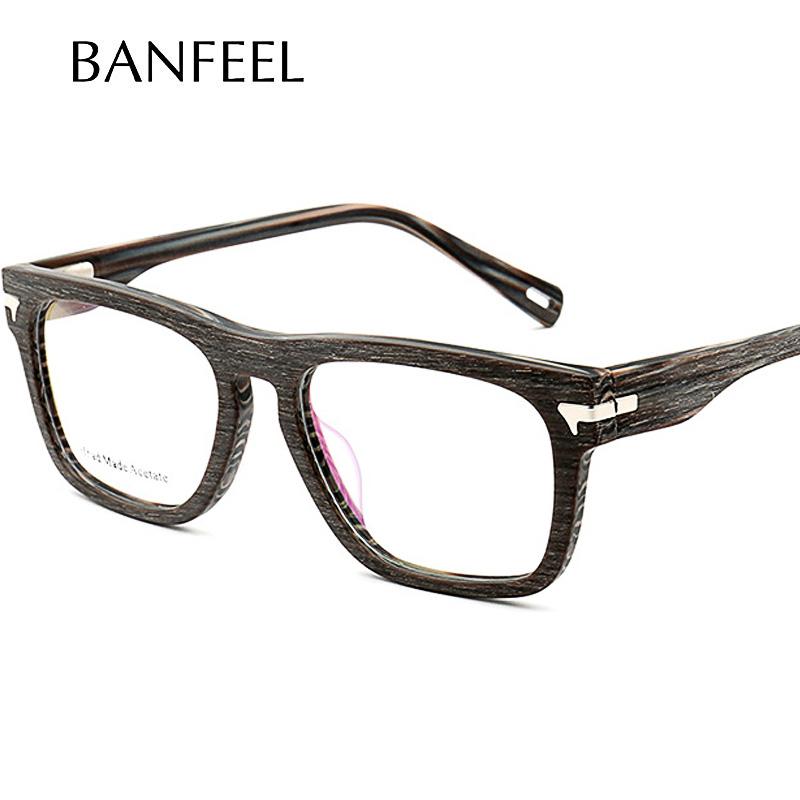 

Fashion Sunglasses Frames Retro Acetate Optical Glasses Women Wooden Eyeglasses Frame For Men Prescription Eye Computer Reading Eyewear