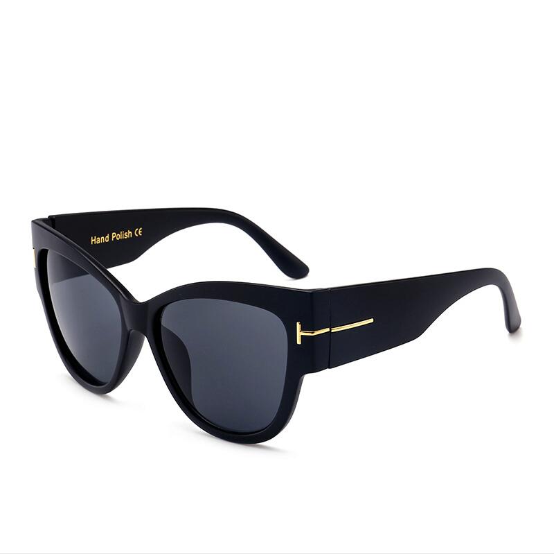 

Fashion Brand Designer Cat Eye Tom 211 Women Sunglasses Female Gradient Points Ford Sun Glasses Big Oculos feminino de sol UV400