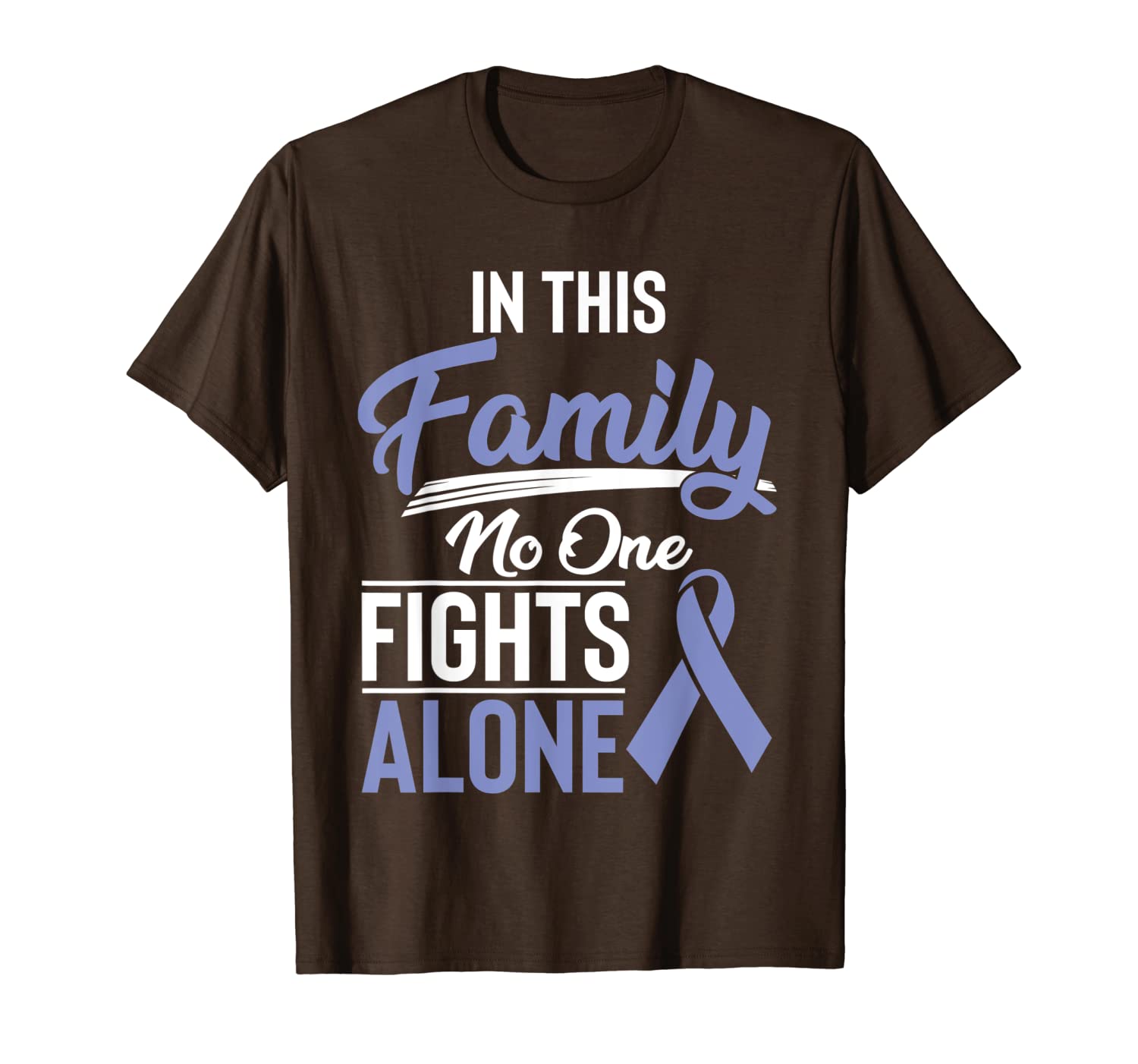 

stomach cancer in this family no one fights alone t-shirt, White;black