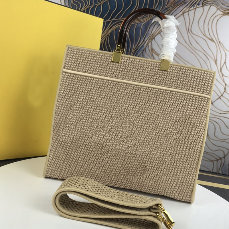 

Autumn New Women's Tot Sunshine Handbag Single Shoulder Bags Totes Large Capacity Detachable Strap Practical Square Bag