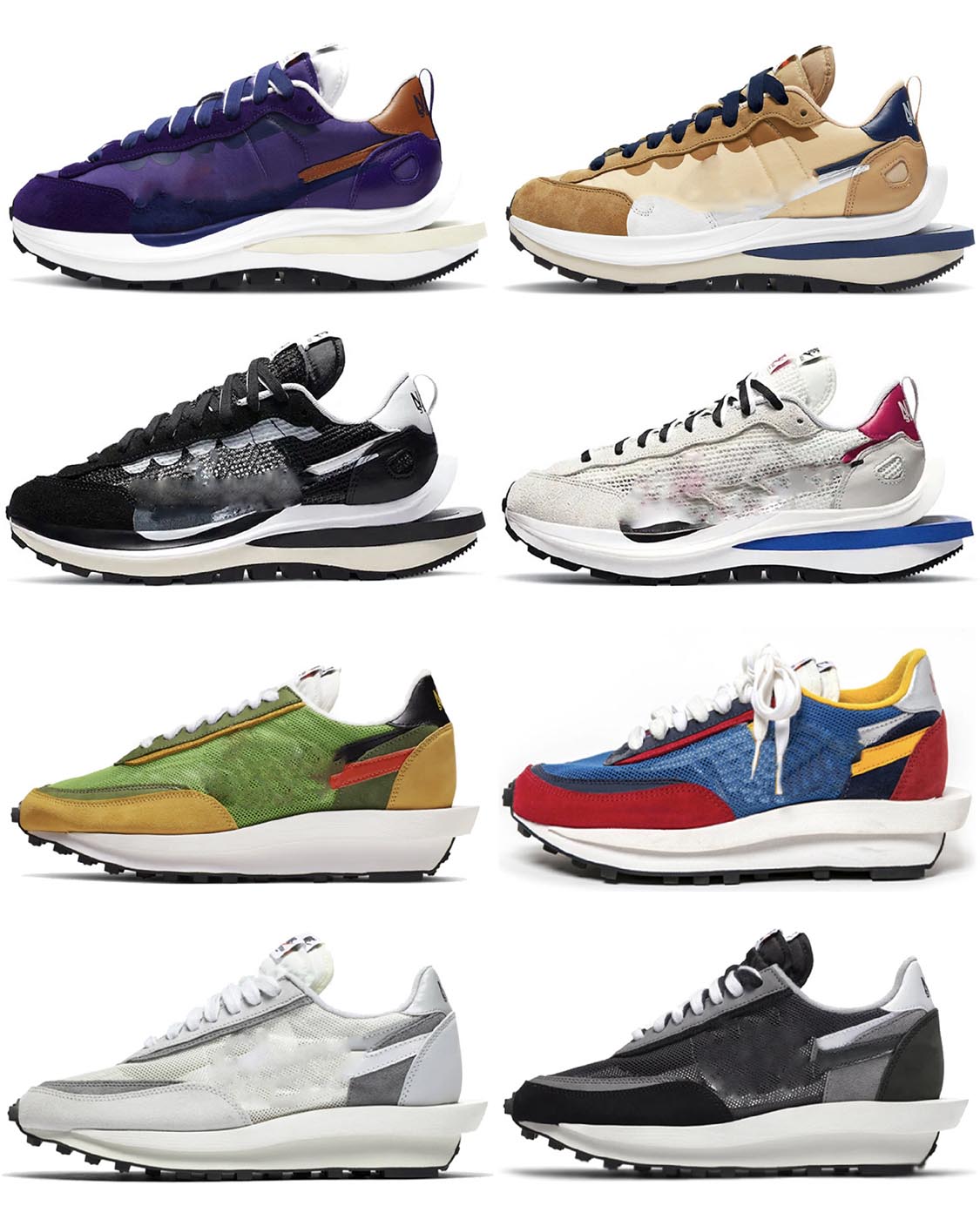 

VaporWaffle Authentic 2.0 LDV Shoes Sesame Dark Iris LDWaffle Black White Green Blue Red Trainers Men Women Outdoor Sports Sneakers Size US4-13