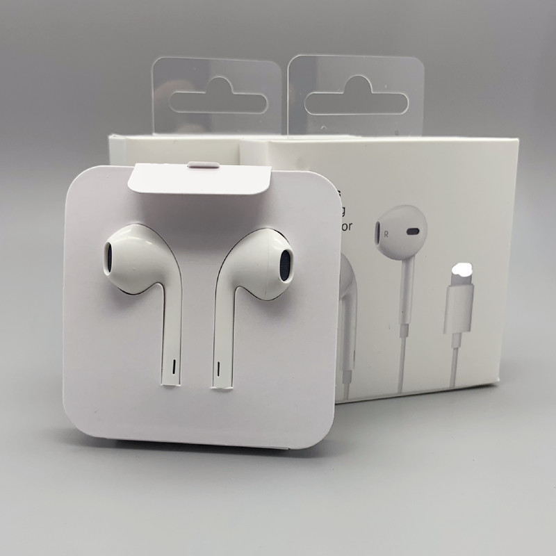 

Original Quality Earphones Connector for iPhone 7 8 Plus X Xs max 11 11pro iPhone12 Headset For iPhone/iPad Sport Earbuds, White