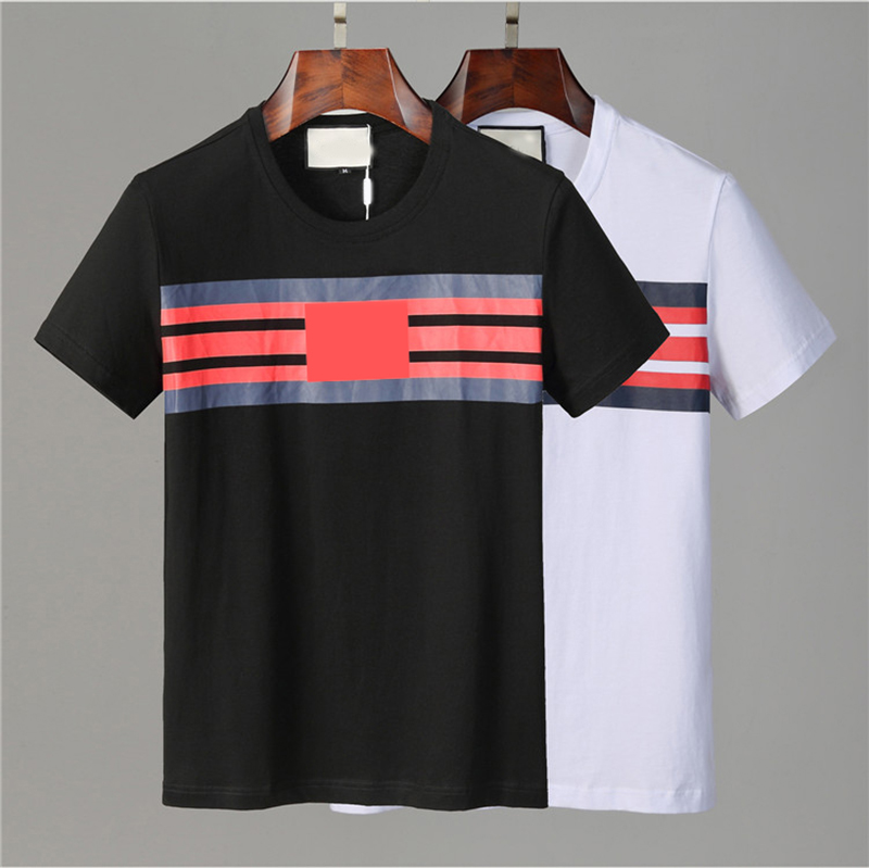 

21ss Fashion Mens Stylist T Shirts Summer Tees Crane Printing High Quality Shirt Hip Hop Men Women Short Sleeve Tee Size M-3XL, White;black