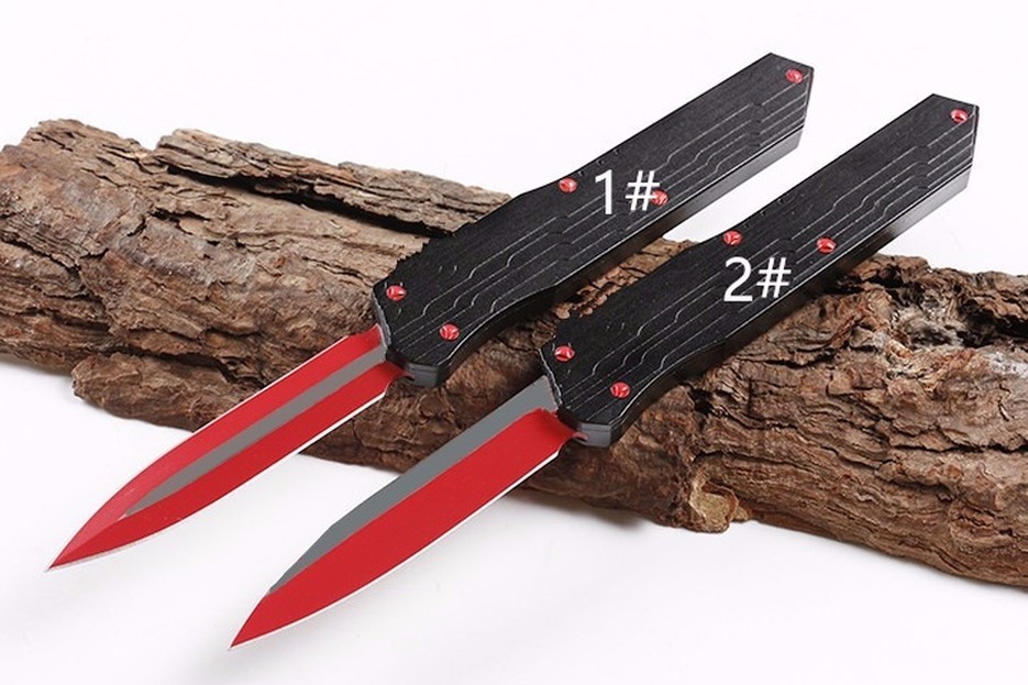 

A1 MK7 7CR17 CNC double action tactical folding edc knife camping hunting knife knives xmas gift MICTF