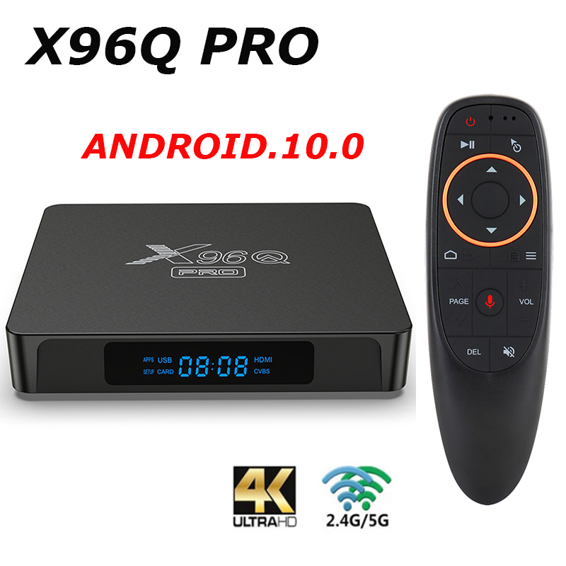 

X96Q PRO 10 Android TV BOX Allwinner H313 2.4G 5G Wifi 4K 2GB 16GB Media Player 1GB 8GB TVBOX Set Top Box vs x96 max+