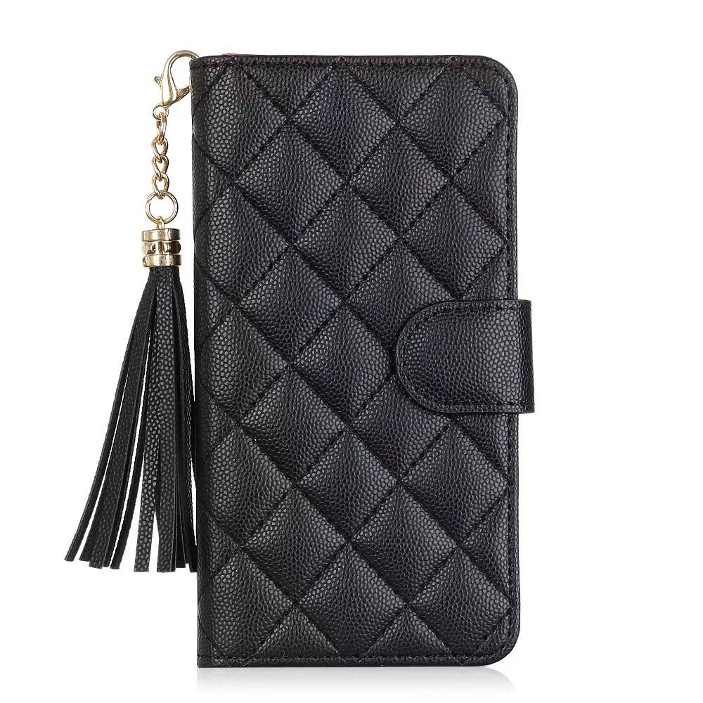 

Designer DoubleC Leather Card Wallet Phone cases for iPhone 14 13 12 11 pro max 14pro 14plus 13pro 12pro 11pro mini X XS XR 7 8 plus Case with Logo Box Packing, Black