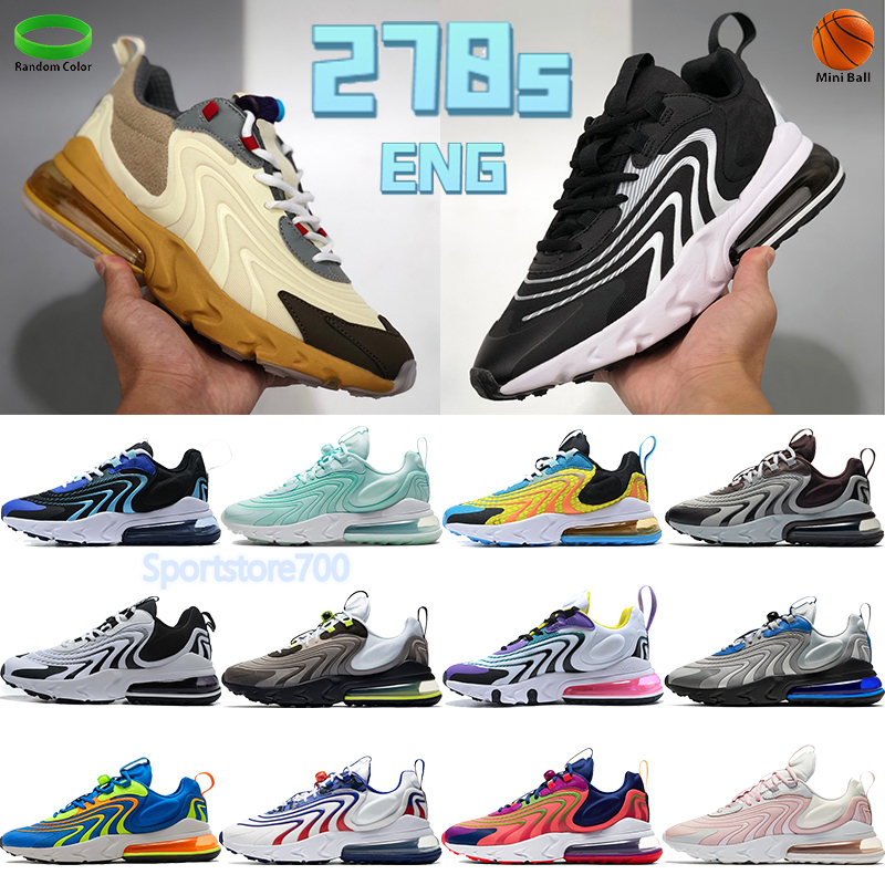 

270s React eng cactus trails running shoes men women sneakers watermelon neon sports trainers light smoke grey blackened blue white eggplant mens chaussures, Bubble wrap packaging