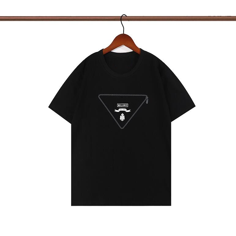 

22SS spring Men's Women's T-shirt tee Short Sleeves street casual fashion High Quality pure cotton brand Men's T-Shirts, White
