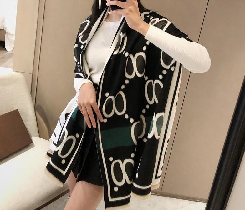 

Free Ladies Scarves Winter Cashmere Scarf Pashmina For Women Brand Scarfs Designers warm Fashion imitate Wool Long Shawl Wrap