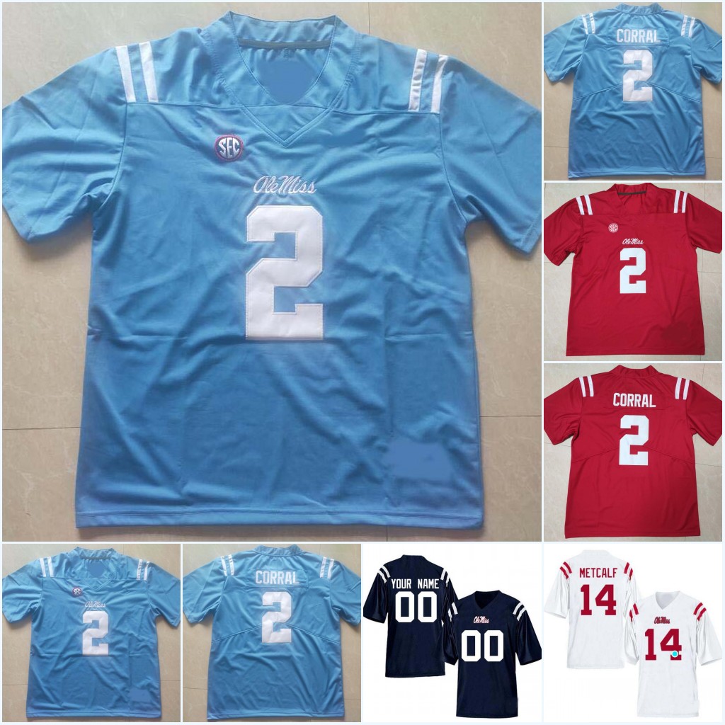 

#2 Matt Corral Ole Miss College #9 Jerrion Ealy #24 Snoop Conner #11 Dontario Drummond #1 Jonathan Mingo #0 Jahcour Pearson #25 Henry Parrish Jr.#43 Caden Costa #3 Otis Reese, Gold