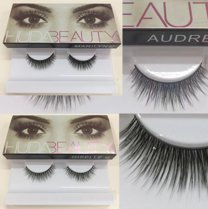 

Hud@ Beauty Mink Hair False Eyelashes 1 Pair/box Natural Long Eye Lashes Extensions in 40 Editions