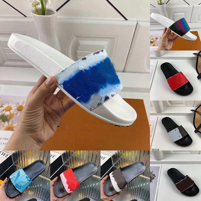 

Mens Slippers Womens Fashion Luxurys Designers Slides Floral Geometry Rubber Leather Flats Flip Flops Summer Men Sliders Slipper Beach Loafers Outdoor Sandals, 37