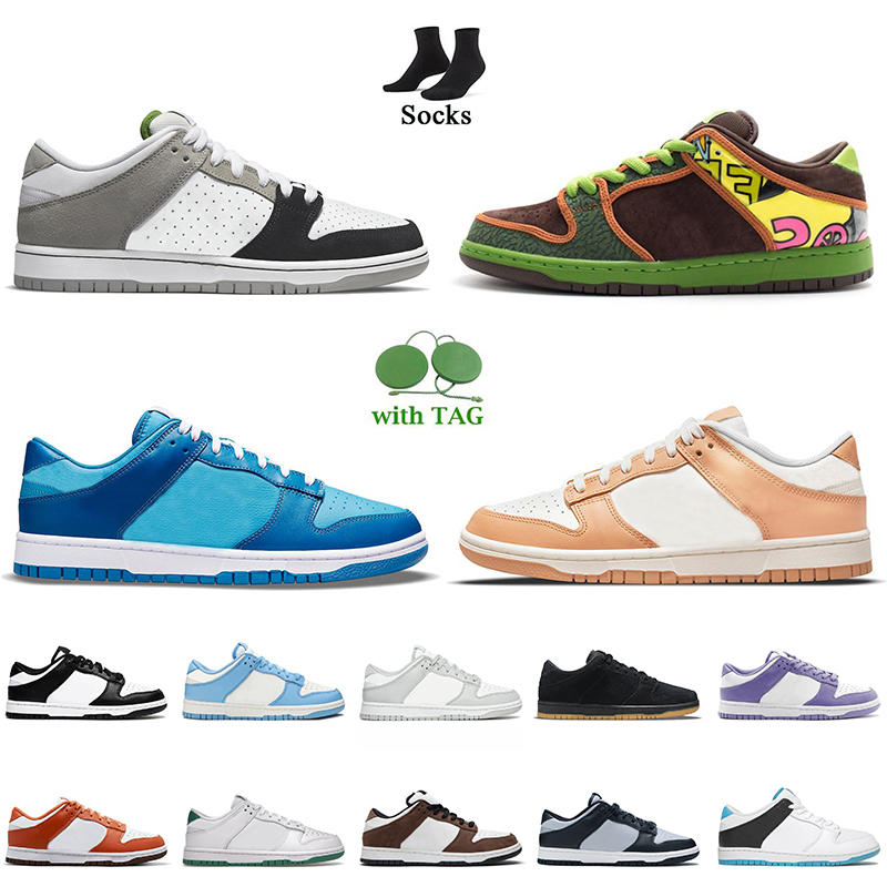 

SB Casual Shoes Designer Dunks Low Women Men Running Trainers Chlorophyll De La Soul Dark Marina Blue Harvest Moon Syracuse Black White Chunky UNC Dunky Mens Sneakers, C17 syracuse 36-45