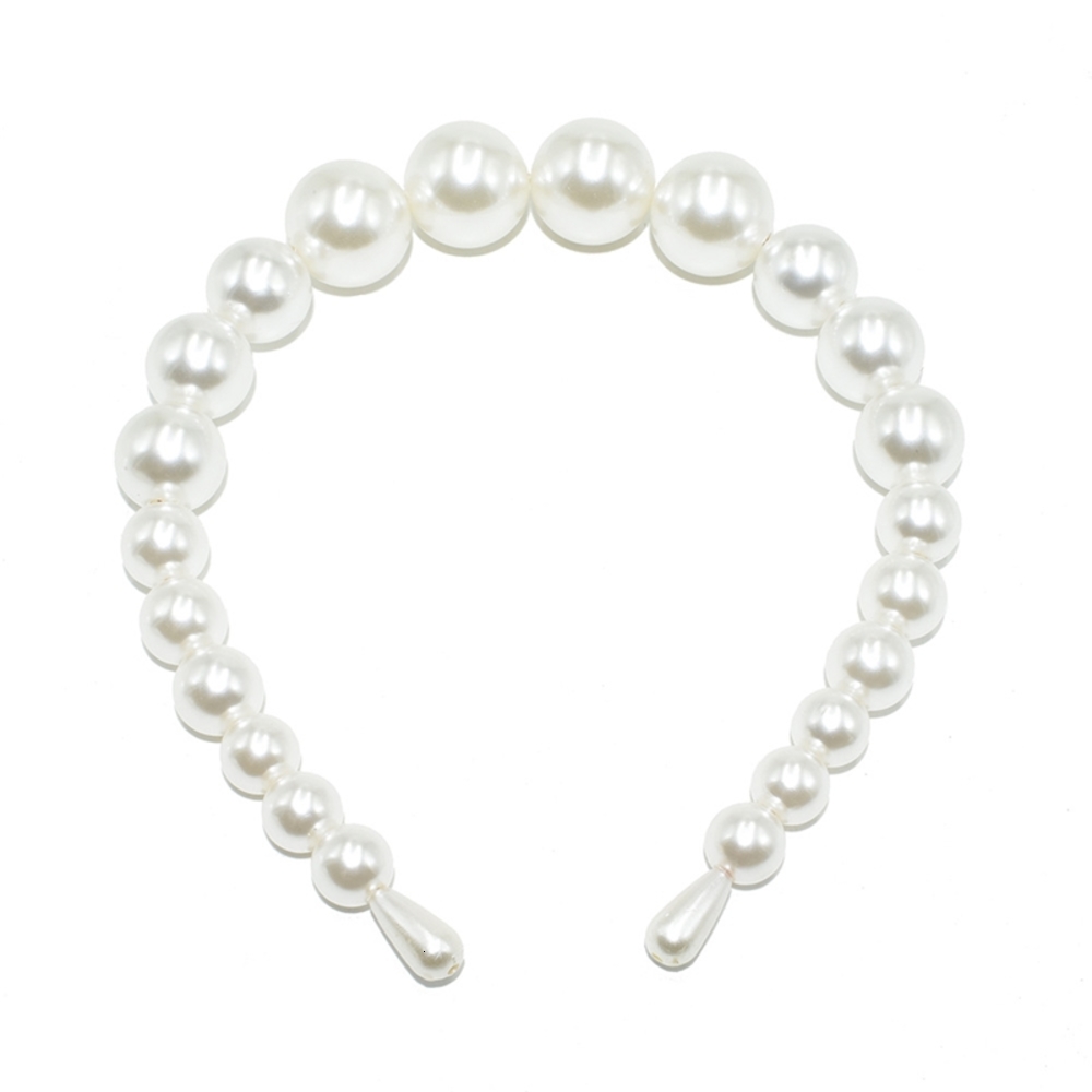 

Ladutong big hairband headdress studio Jewelry Handmade Beaded Pearl Headband