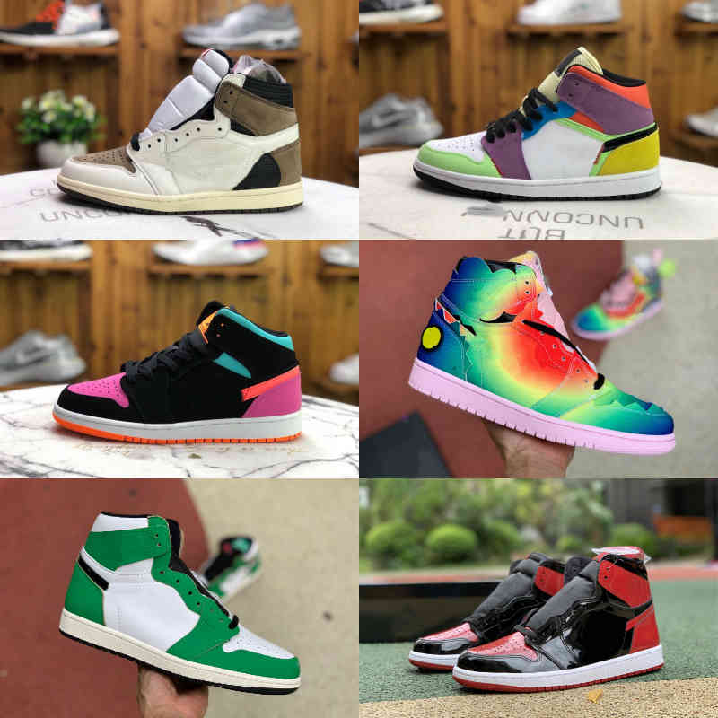 

Top Quality University Blue 1 1s Basketball Shoes Mens Women Bio Hack Varsity Red Chicago Black Toe STORM BLUE Lucky Green J Balvin Military