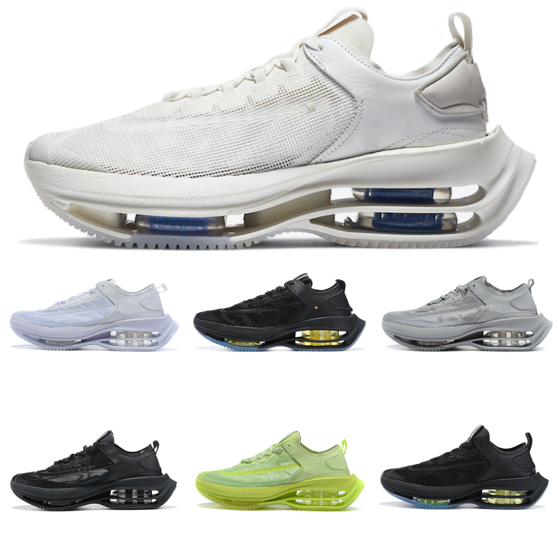 

Zoom Double Stacked men running shoes women Chaussures triple White Black Volt Barely mens trainers tainers outdoor sports sneakers