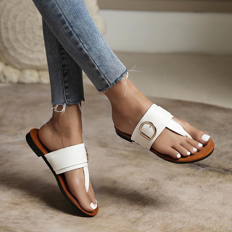 

Slippers Women 2021 Fashion Beach Luxury Sandals Woman Flats Summer Designer Flip Flops Shoes Sliders Ladies White Barefoot, Black