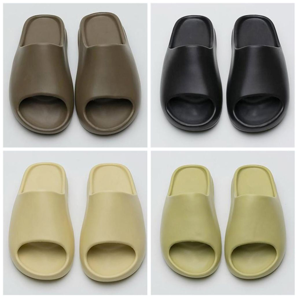 

Mens Kanye Slide Slides Foam Sandals Rubber Solid Fashion Designer Shoes Black Triple Red Golf White Women Slippers Flip Flops Home Outdoor bb