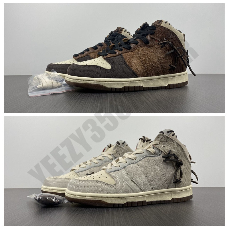 

2021 Bodega Legend high basketball Shoes Friends and Family Sail Fauna Brown Skateboard Shoe desginer Men Women Trainer Sneakers CZ8125-100