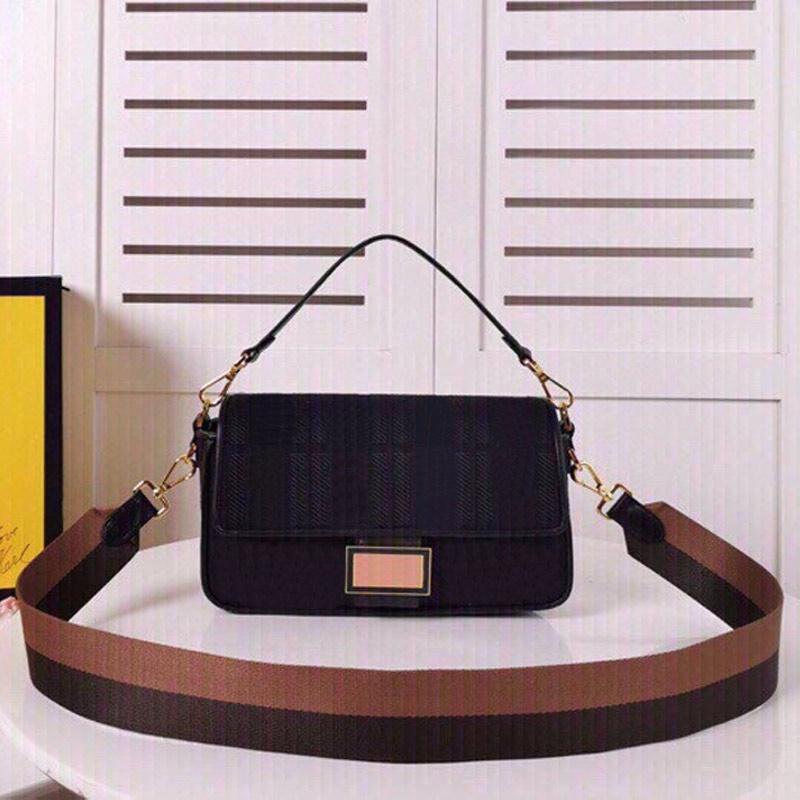 

2022Women Crossbody Handbags Purse Bags With F Letter Embroidery Baguette Detachable Wide Shoulder Strap High Quality Bag Wallet