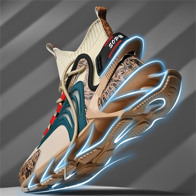 

shoes men sneakers Blade trainers couple loafers breathable Thick bottom sports tides Running 220228, 2015
