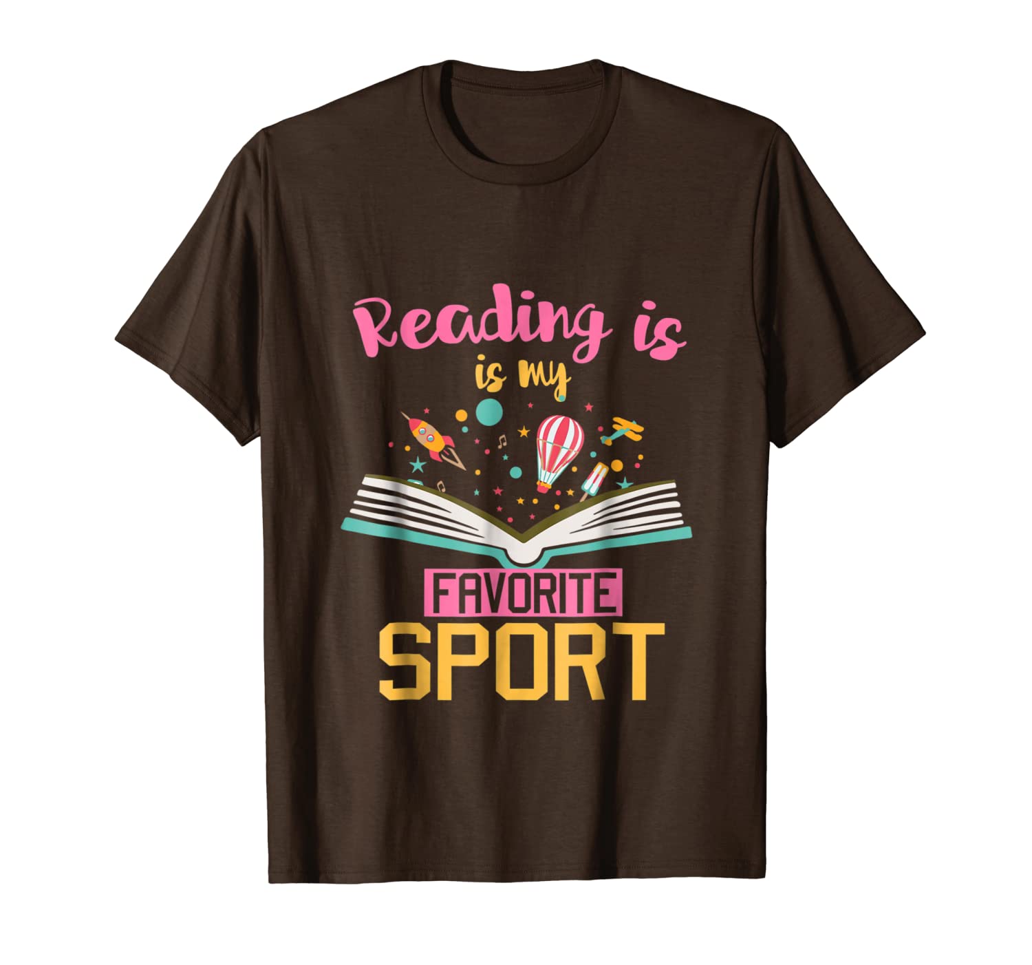 

reading lovers shirt - reading is my favorite sport t-shirt, White;black