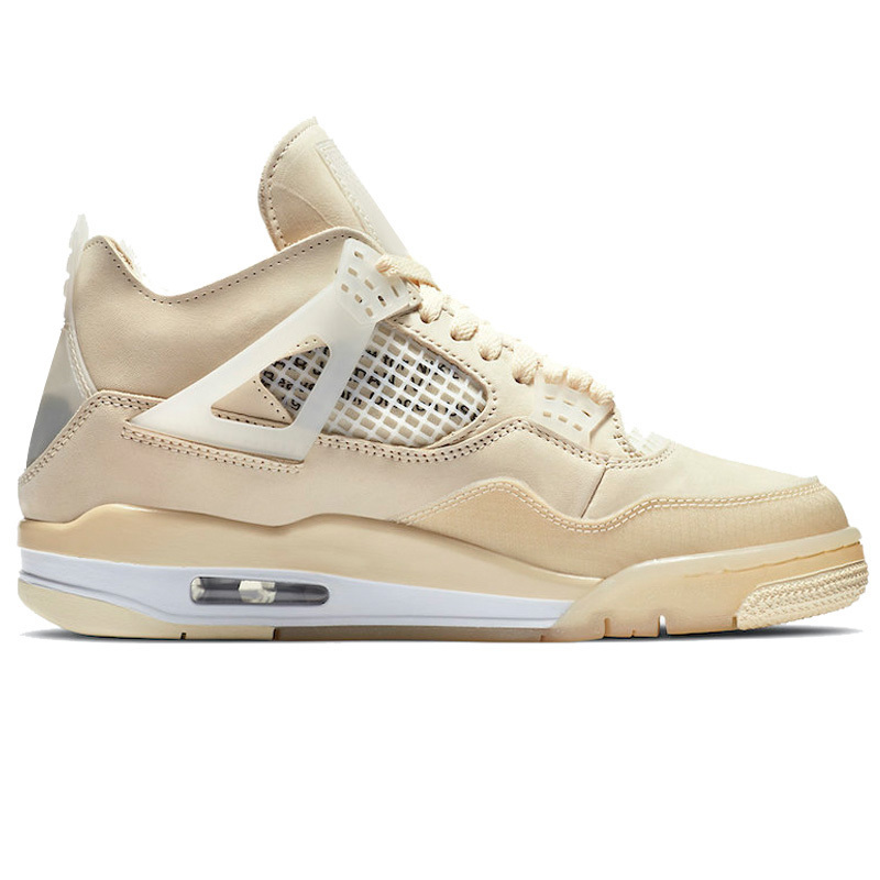 

Shoes Women Jumpman 4 Sail Fire Red 4s Basketball White Oreo Taupe Haze Travis Bred Guava Ice, A20 red metallic 40-47
