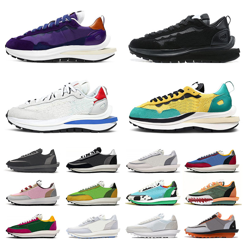 

Sacais Running Shoes Mens Womens VaporWaffle LDV Waffle Daybreak Type White Black Nylon Neptune Green Pure Platinum Chunky Dunky Men Women S
