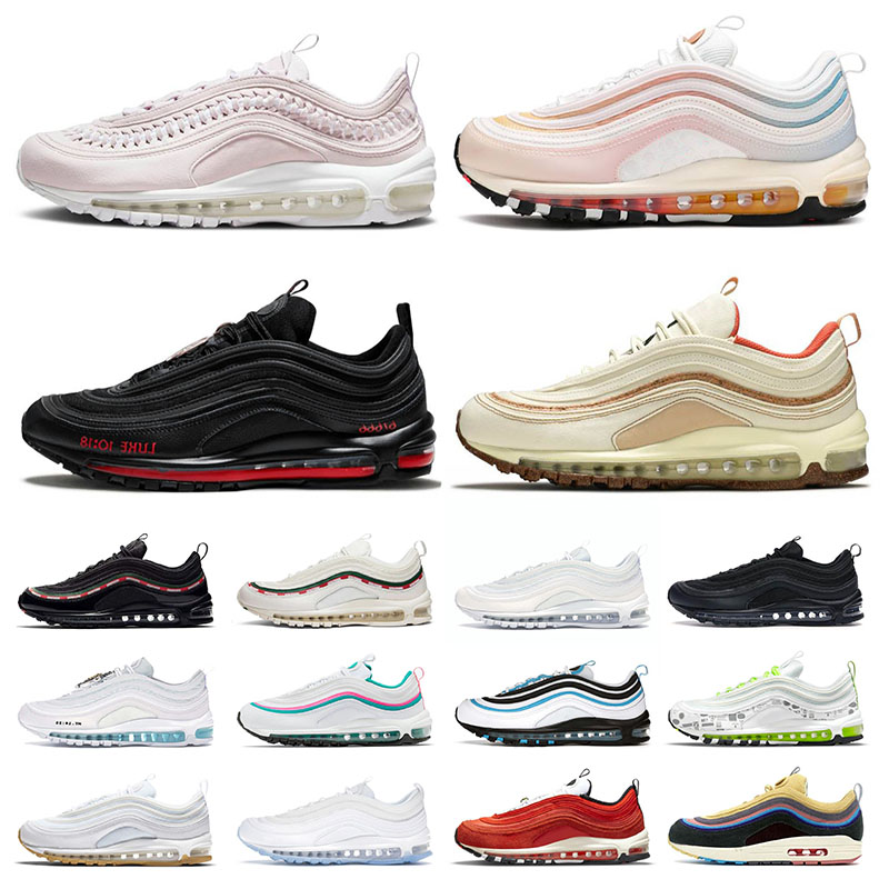 Original Mens Womens Running Shoes Woven Satan Jesus White Gum UNDEFEATED UNDFTD Black The Future Sean Wotherspoon Laser Blue Cork Sports Sneaker Ru