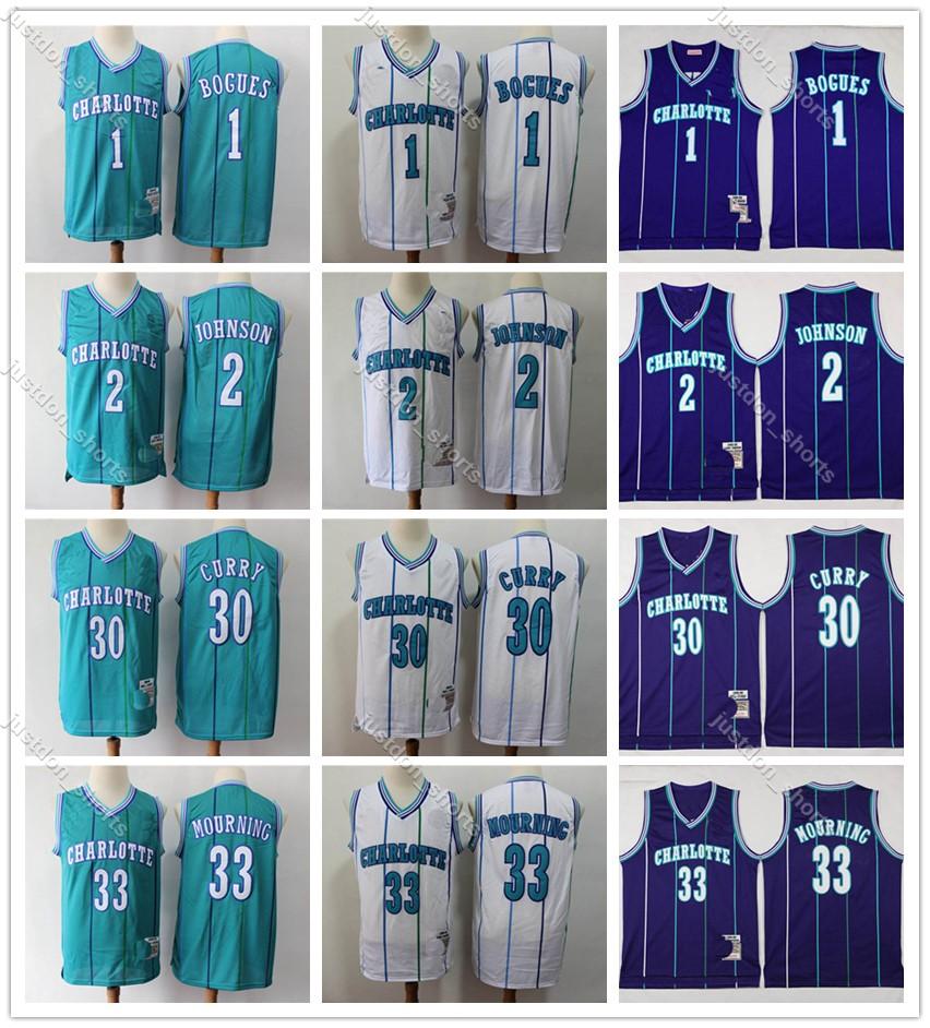 

Mens Youth Kids Vintage Dell 30 Curry Retro Bogues 1 Muggsy Alonzo 33 Mourning Larry 2 Johnson Basketball Jerseys Stitched Shirts mans, Black;red