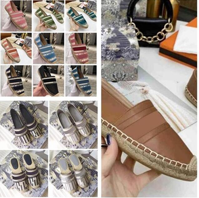 

Designer women espadrilles canvas leather espadrille sale shoes new arrival luxury womens flats loafers slip on comfortable many colors summer spring autumn shoes, Hello;do not buy this link