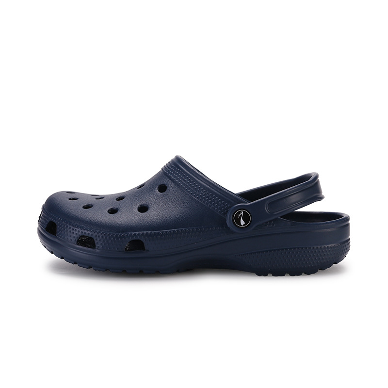

Croc Fashion Beach Sandals Casual Flat Slip on Flip Flops Men Hollow Shoes, Blue