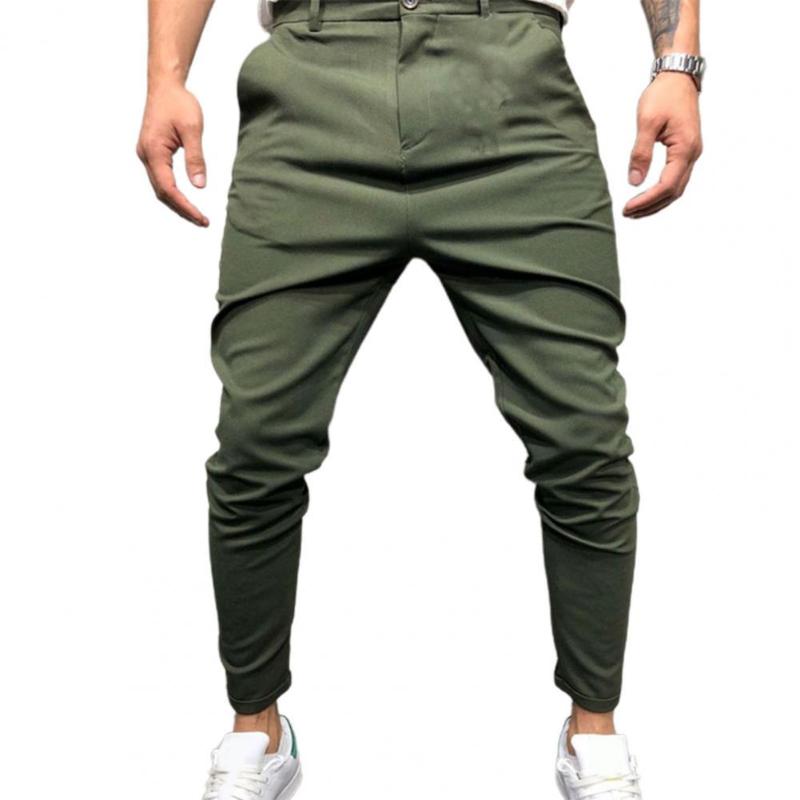 

Men's Pants Jogger Male Trousers Ankle Length Spring Autumn 2021 Casual For Men Fitness Cargo Sports, Black