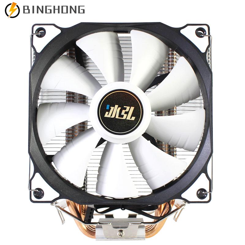 

Fans & Coolings BINGHONG CPU Cooler 4 Heat Pipes 120mm Pin PWM RGB For Intel LGA 1200 1150 1151 1155 2011 AMD AM4 AM3 Cooling Fan PC Quiet