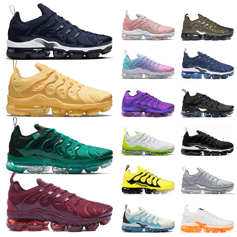 

HotSaling Plus tn Mens Running Shoes for Women Soft Cushions tns University Gold Wine Red Summer Sunset Betrue Blue Atlanta Voltage Purple Sport Sneaker Trainers, 36-40 pastel