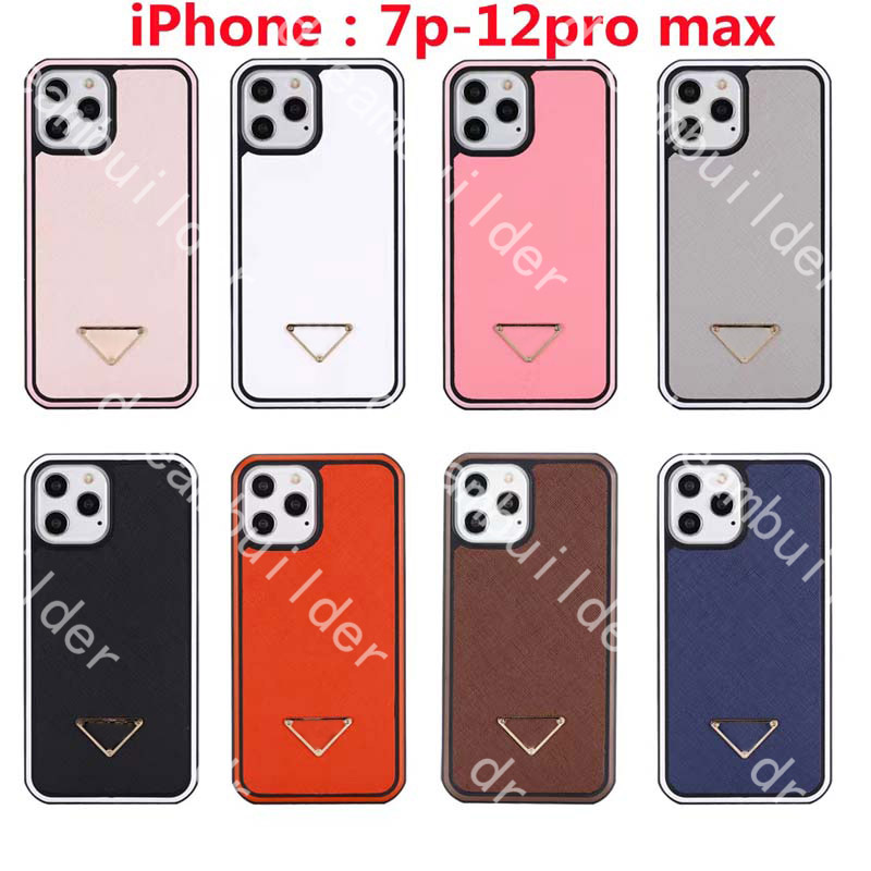 

P fashion iphone cases for 12 pro max mini 11 11Pro 11proMax 8 plus X XS XR XSMAX PU leather case designer shell protective cover