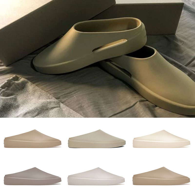 

2022 Arrival The California Slip-on Slipper for Mens Women Almond Cement Cream Oat Concrete Luxurys Designer Outdoor Sandals 36-46, Cream 36-46