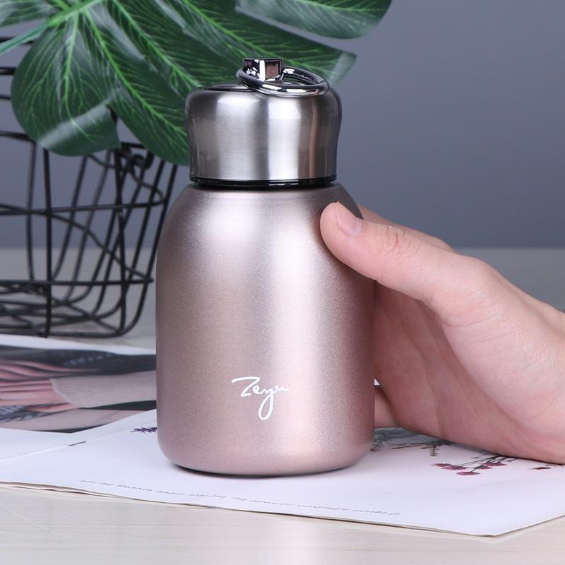 

Water Bottles Creative Stainless Steel Vacuum Frosted Small Fat Ding 300ML Mug