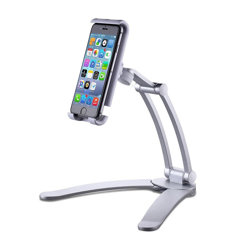 

Cell Phone Holder Mounts, Foldable Height Adjustable, 360 Degree Rotation, Multi Angle Placement, Easy Wall Install,Portable, Cool Pattern D