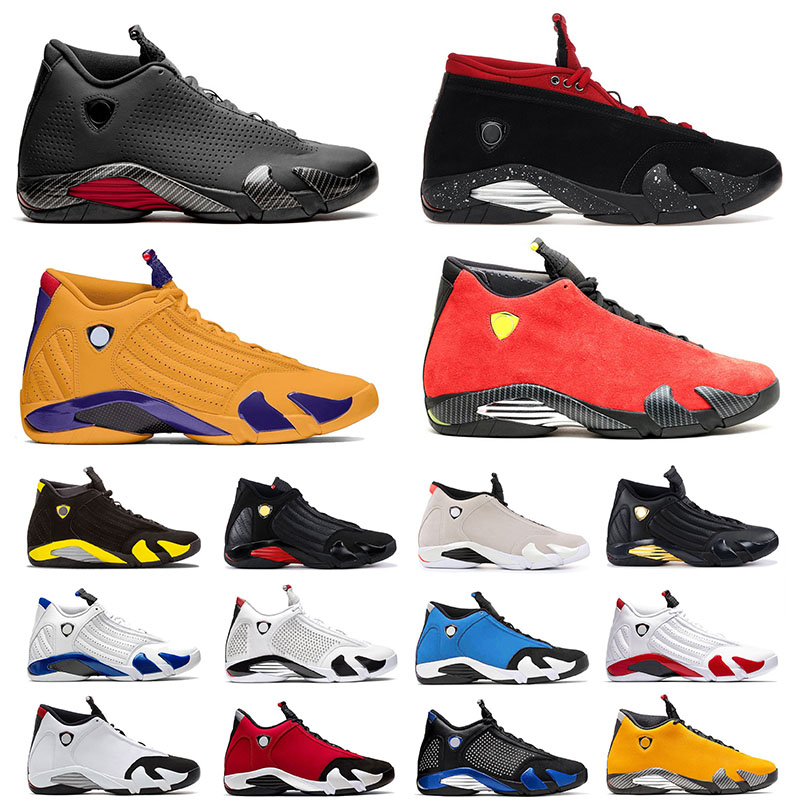 

Top High Quality Jumpman 14 14s XIV Basketball Shoes For Mens Red Lipstick Gym Blue SE Black Ferrar Toro Candy Cane Desert Sand Designer Sports Sneakers Trainers, B3 40-47 gym red toro