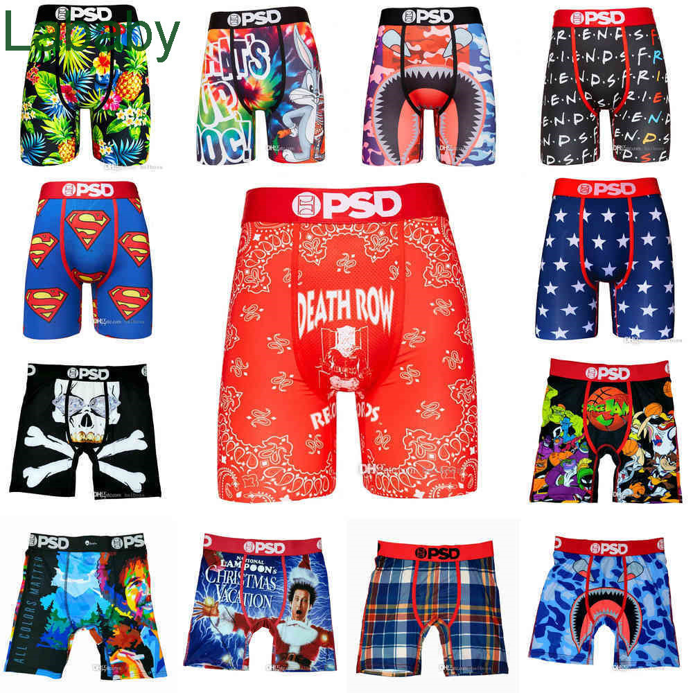 

Designer Men Boxers Underpants High Quality 18 Colors Sexy Ice Silk Quick-drying Shorts With Bags Breathable Underwear Branded PSD