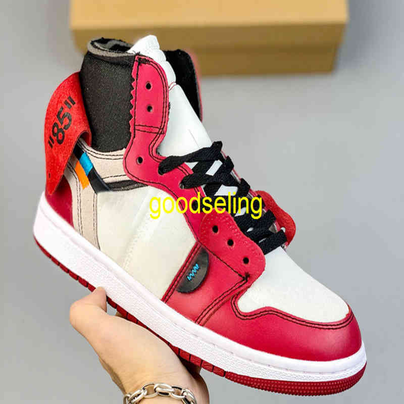 

Authentic High OG 1s Mens Basketball Shoes jumpman 1 Off Joint Design UNC Blue Chicago Red University Canary White Womens Outdoor leisure{category}, #1