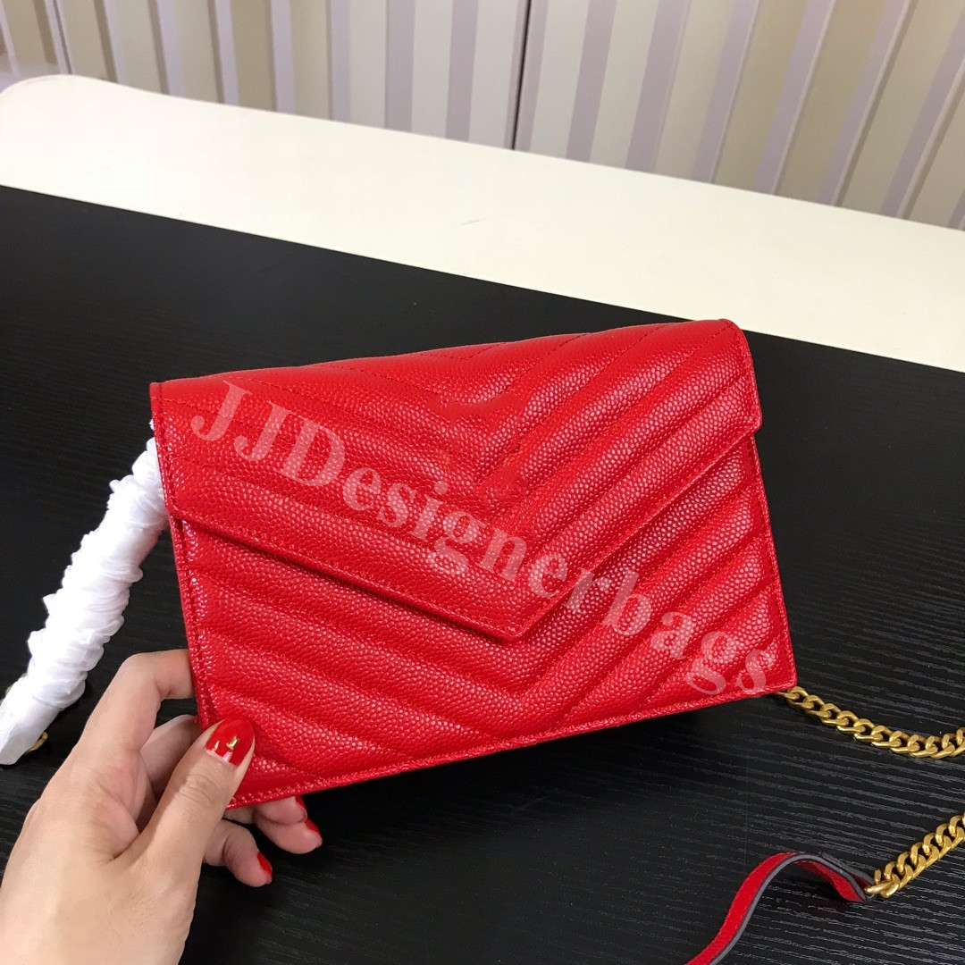 

2021 Woman Bag Handbag Purse Genuine cowhide Leather High Quality Women Messenger Cross Body Chain Clutch Shoulder Bags Wallet Free Delivery, Black