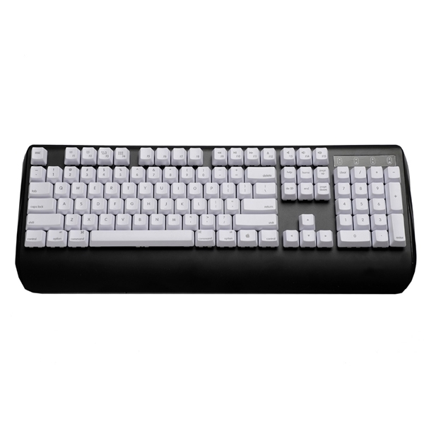 

YMDK Mac Layout OEM Profile 104 ANSI Laser Engraved Keyset Thick PBT Keycaps For MX Mechanical Keyboard Y0816