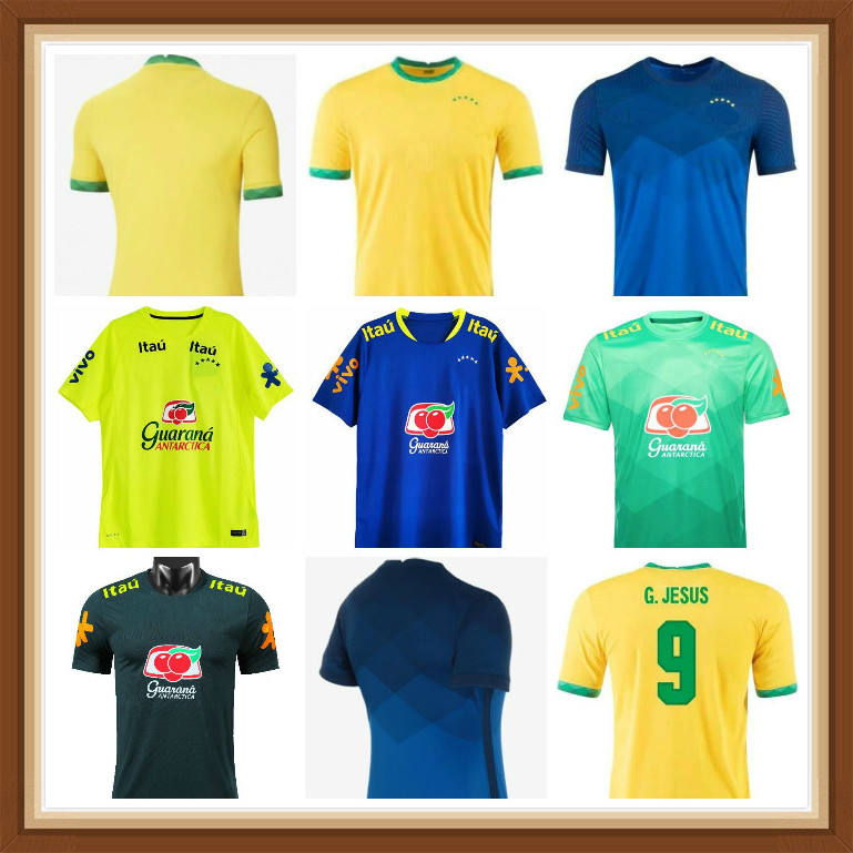 

Brazils 2021 2022 Camiseta futbol PAQUETA NERES soccer jersey COUTINHO FIRMINO JESUS football shirt MARCELO 21 22 maillot de foot, Beige