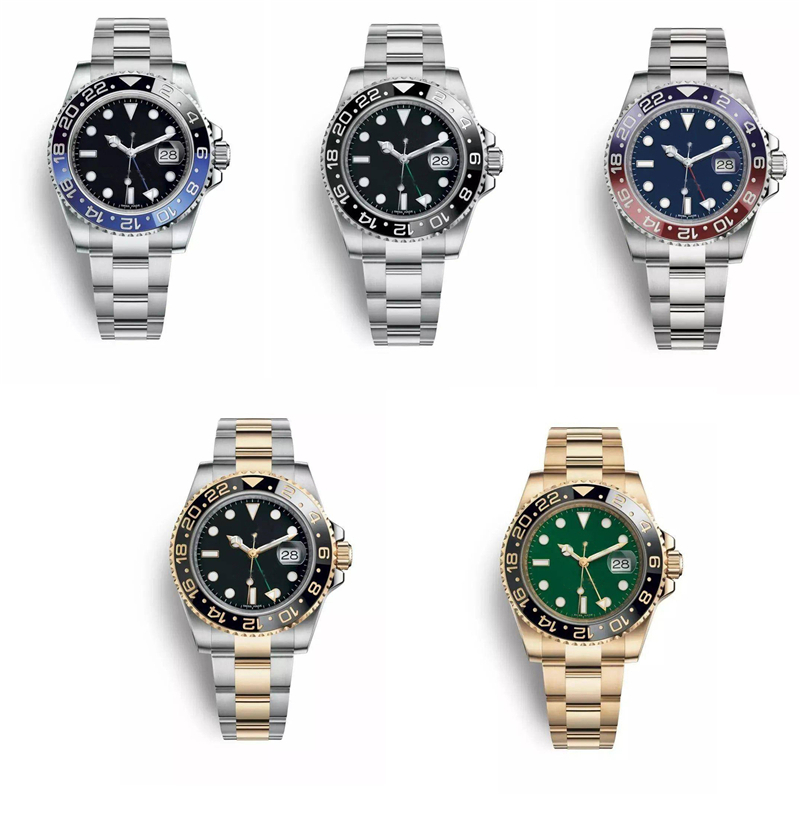 

2022 Mens watch 3866 Wristwatch Blue Black Ceramic Bezel Stainless Steel 40mm Watchc 116710 Automatic GMT Mechanical Movement Limited Jubilee watches Master Men