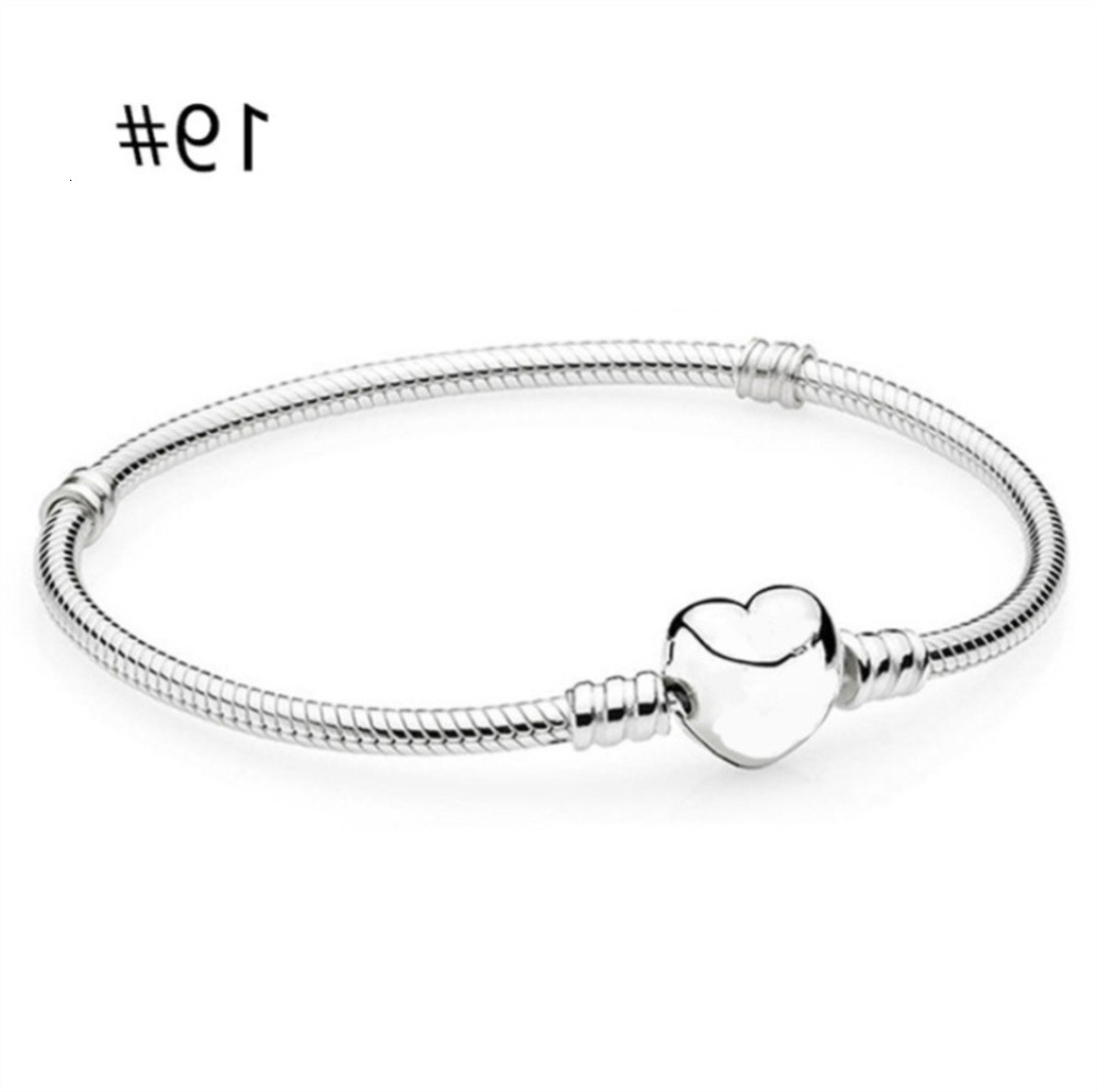 

Hand catenary Panjia copper bracelet round square love CLASP BRACELET snake bone DIY basic silver plated chain, Golden;silver