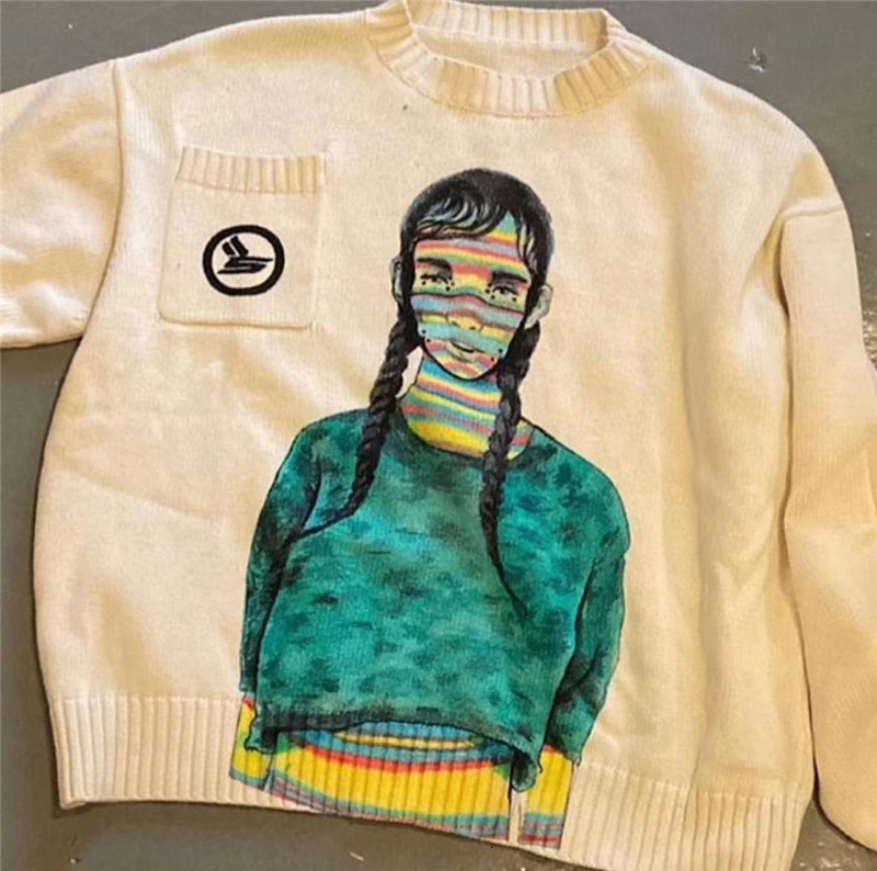 

sweaters 20FW Hip-hop TOP Loose Born From Pain Sicko Men Woman High Quality Crewneck Sweater